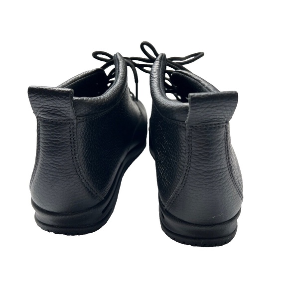 SAS Booties HIghtop Black Leather Alpine Ankle Slip-Resistant Lace Up Sz 8 1/2 M - Picture 4 of 9